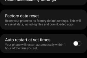 Factory reset your old Android phone