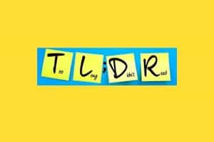 what does tldr mean