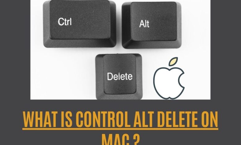how to use ctrl alt delete on mac