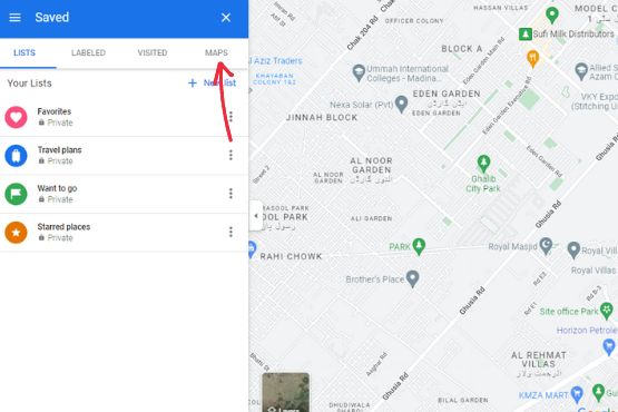 plan a trip on google maps